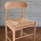 Stol Alma med flätad sits