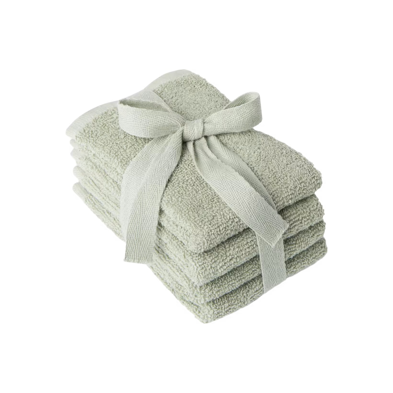 Make-up handduk Stella 30x30 cm grön