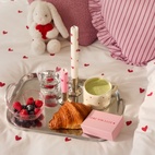 Mugg Valentine hjärtan röd