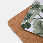 Glasunderlägg Eden 4-p Grön