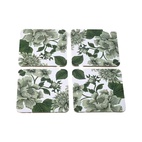 Glasunderlägg Eden 4-p Grön
