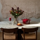 Stol Alma med flätad sits Mörk Ek