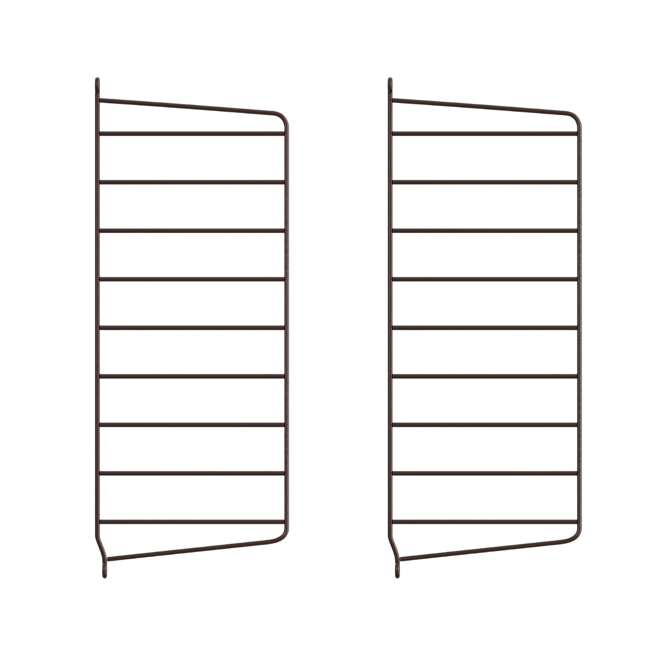 Väggavel 50x20 2-p mörkbrun