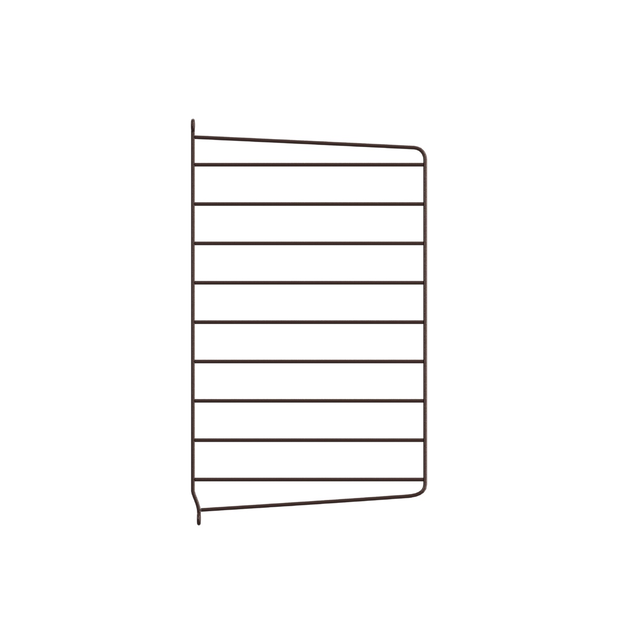 Väggavel 50x30 1-p mörkbrun