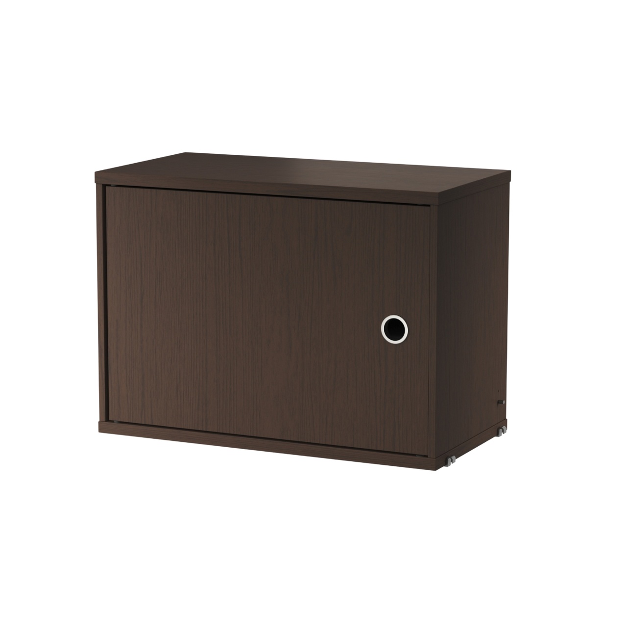 Skåp med dörr b58 x d30 x h42 Mörk EK