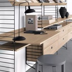 Arbetsskiva 78x58 Mörk Ek