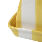 Smörbytta Stripe Gul