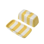 Smörbytta Stripe Gul