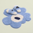 Badrumsmatta Unikko 73x74 cm