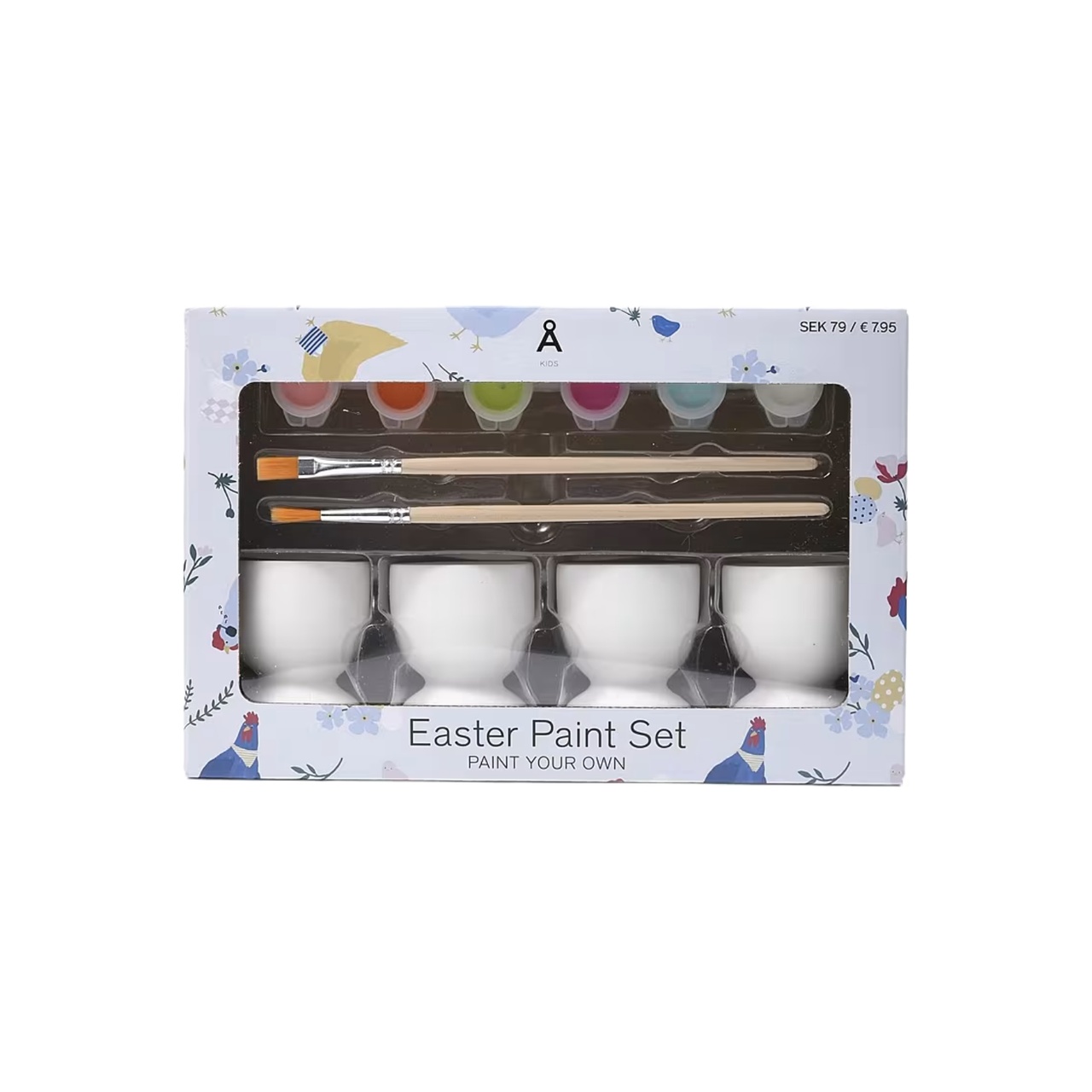 Påskkit Äggkopp Blå