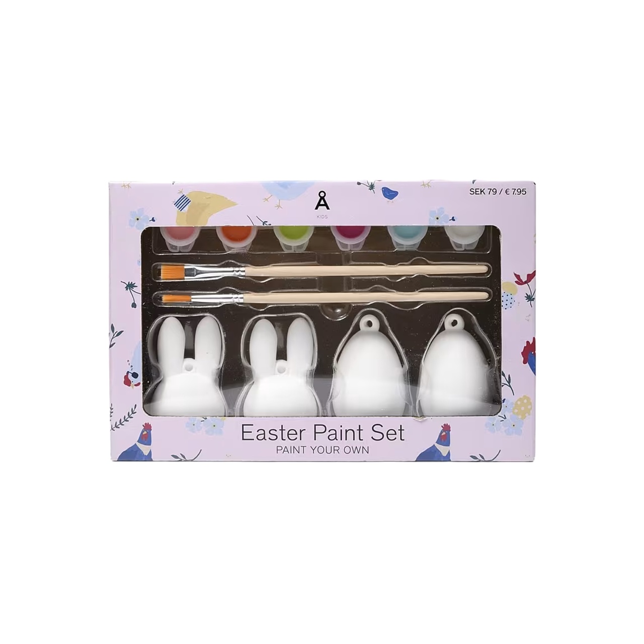 Påskkit Ägg/hare Rosa