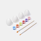 Påskkit Släta ägg Gul