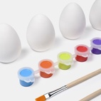 Påskkit Släta ägg Gul