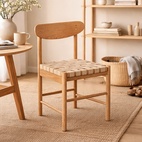 Stol Alma m sadelgjord 47x76 cm Ek