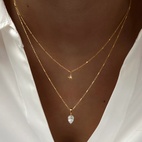 Halsband North Star Guld