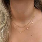 Halsband Sheer Doria Guld