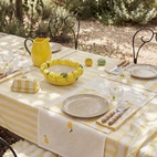 Smörbytta Stripe Gul