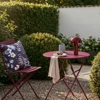 Bordslampa Laddningsbar Donna burgundy