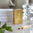 Tändsticksfodral mässing