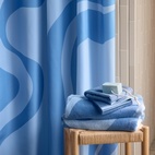 Duschdraperi Lova 180x200 Blå