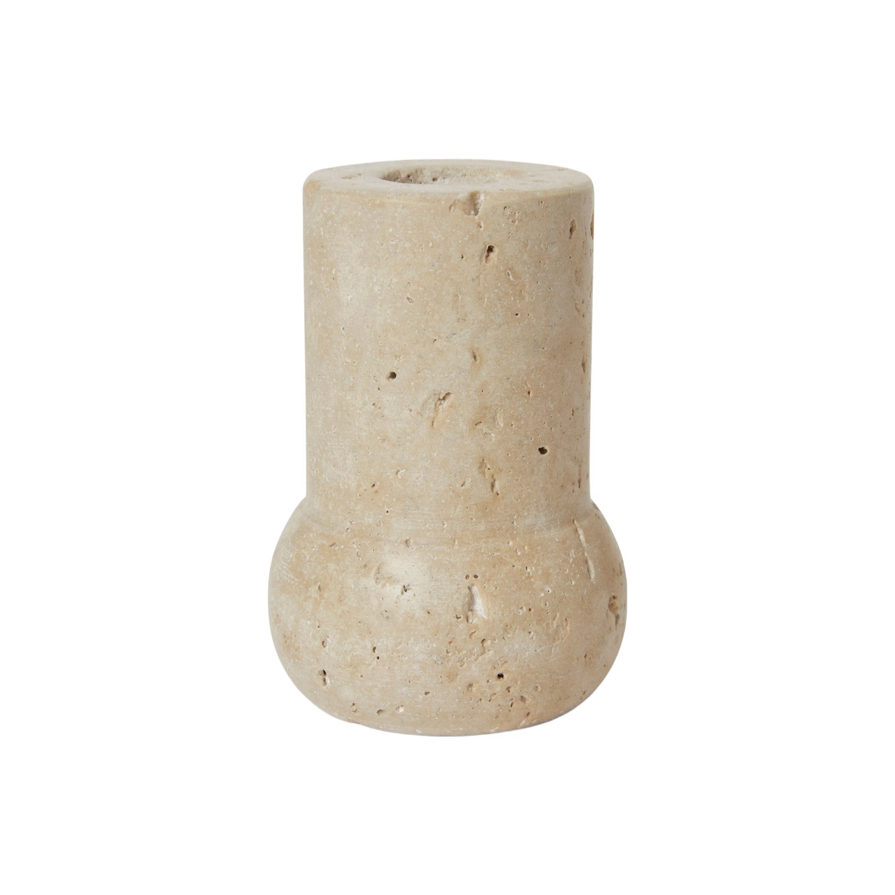 Ljusstake Travertine S Beige