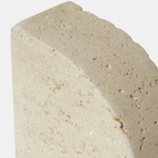 Bokstöd Travertine Beige