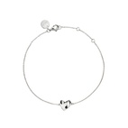 Armband Friends Heart Silver