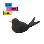 Fågel Trä svart