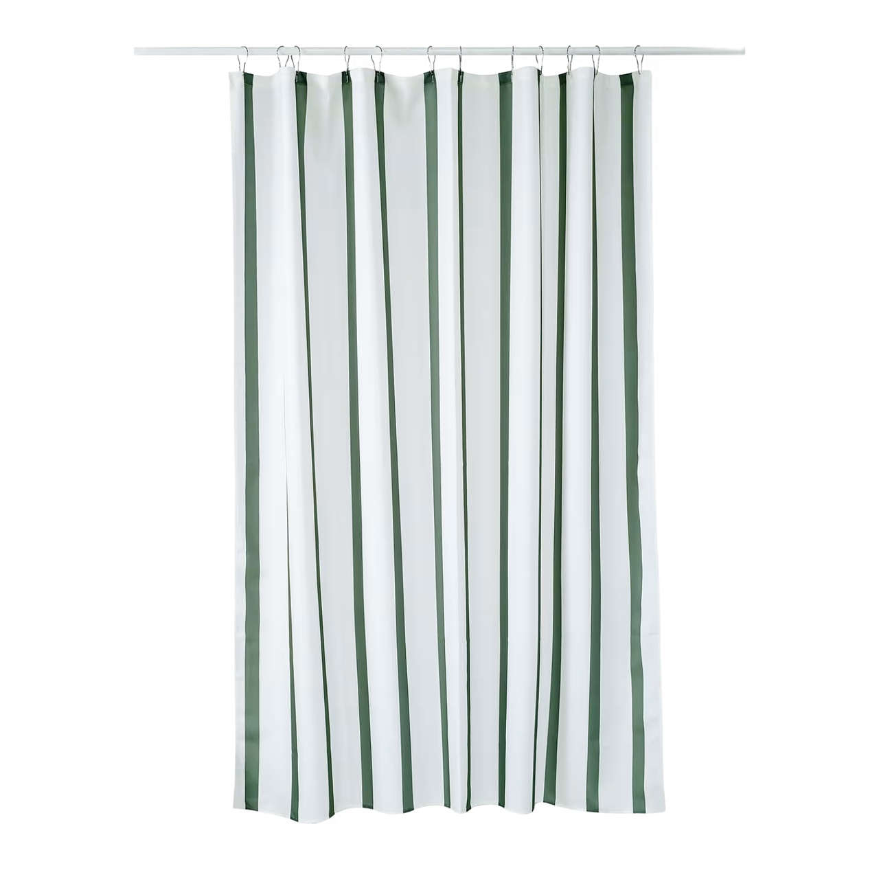 Duschdraperi Helle rand 180x200 Grön