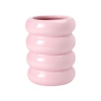 Tandborstmugg Wave Ljusrosa