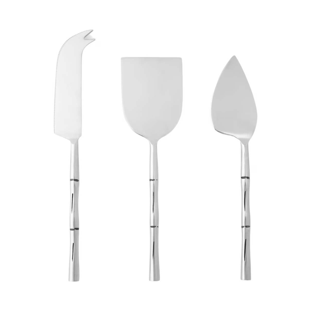Ostkniv set Bambu/Silver