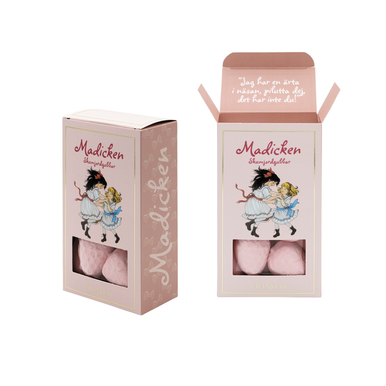 Godisask  Madicken Skumjordgubbar