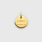 Berlock Beloved Zodie Libra Guld