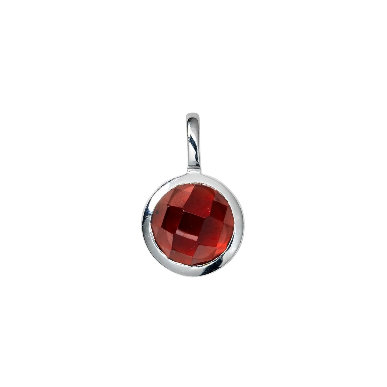 Berlock  Månadssten Januari Silver