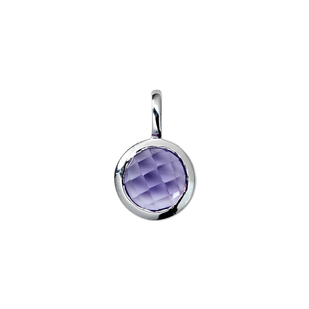 Berlock Beloved Månadssten Februari Silver
