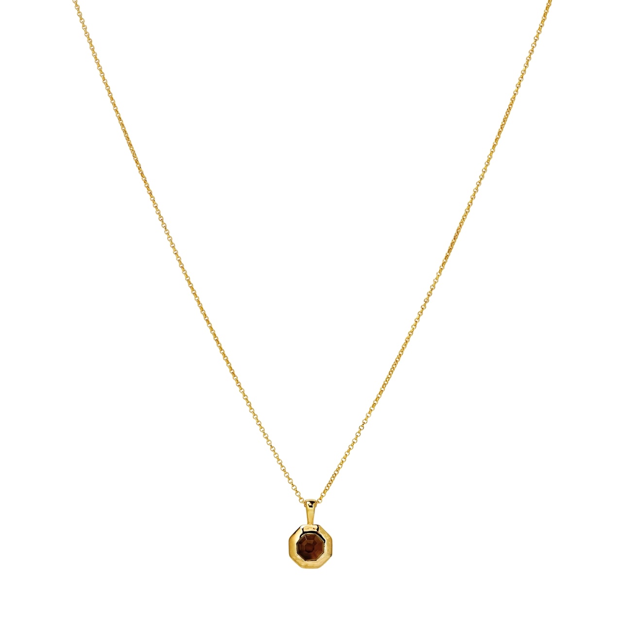 Halsband Octagon Guld