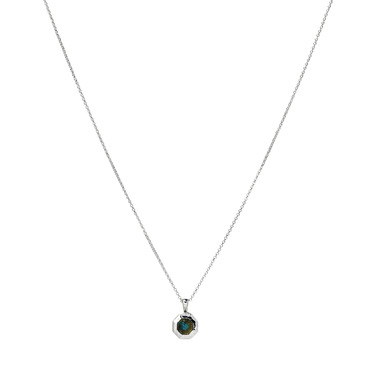 Halsband Octagon Silver