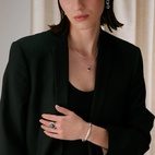 Halsband Octagon Silver