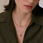 Halsband Octagon Guld