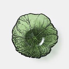 Skål Cabbage glas 16 cm Grön
