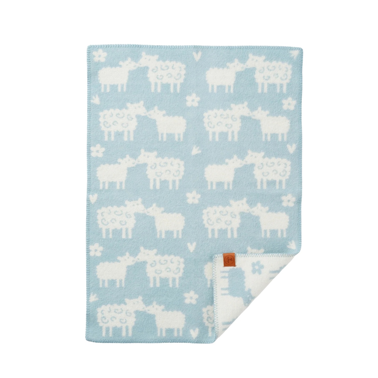 Barnpläd Bää Light blue