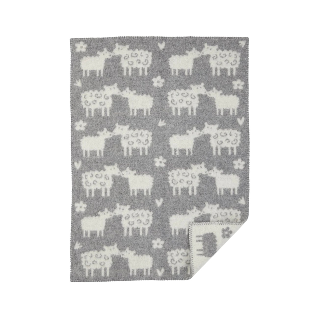 Barnpläd Bää Grå