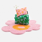 Badrumsmatta Unikko 73x74 cm