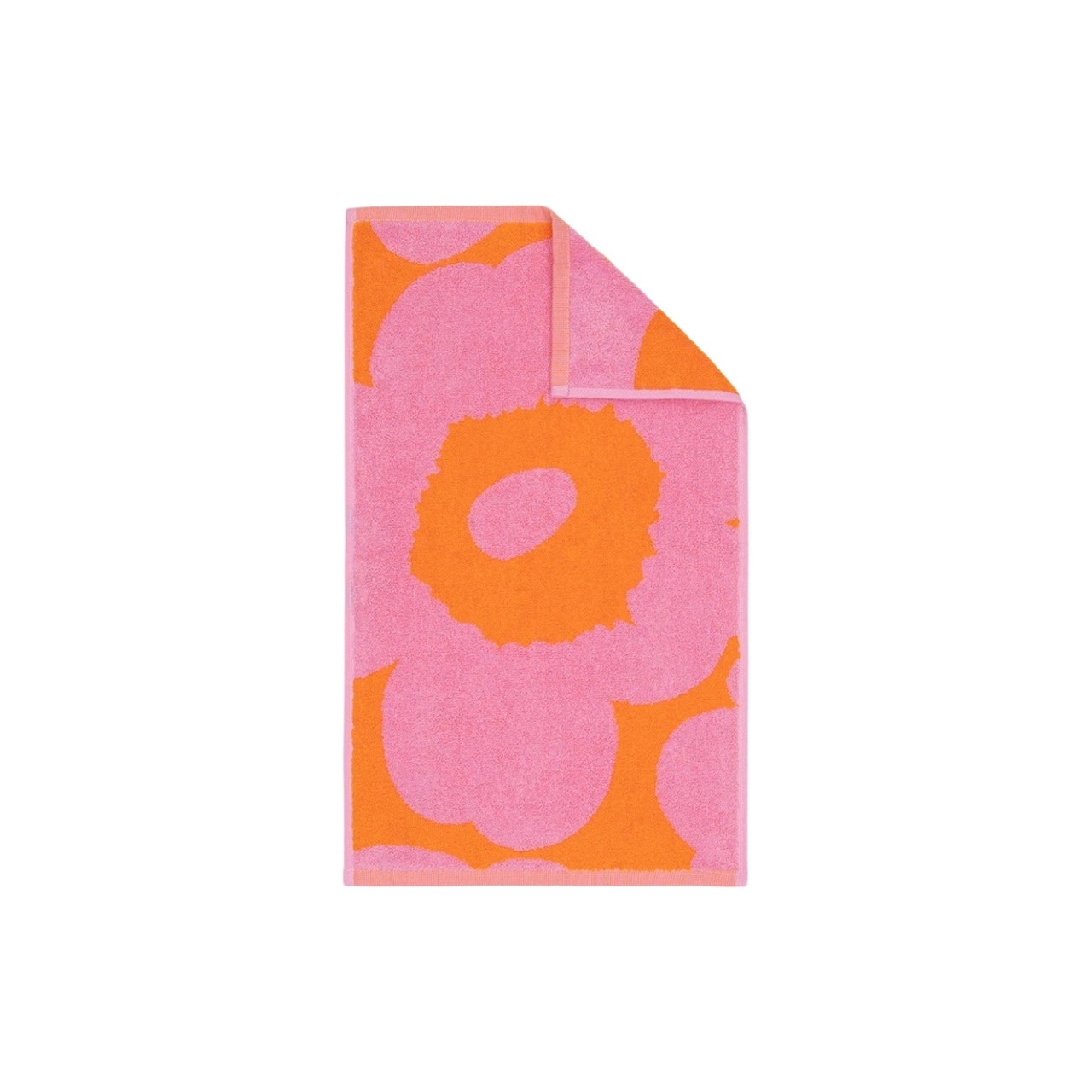 Gästhandduk Unikko 30x50 cm orange/rosa
