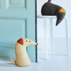 Dörrstopp Hund Beige