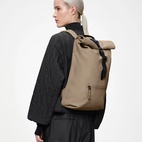 Ryggsäck Rolltop Rains Beige