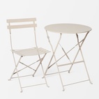 Stol Strada utomhus Beige 2-pack