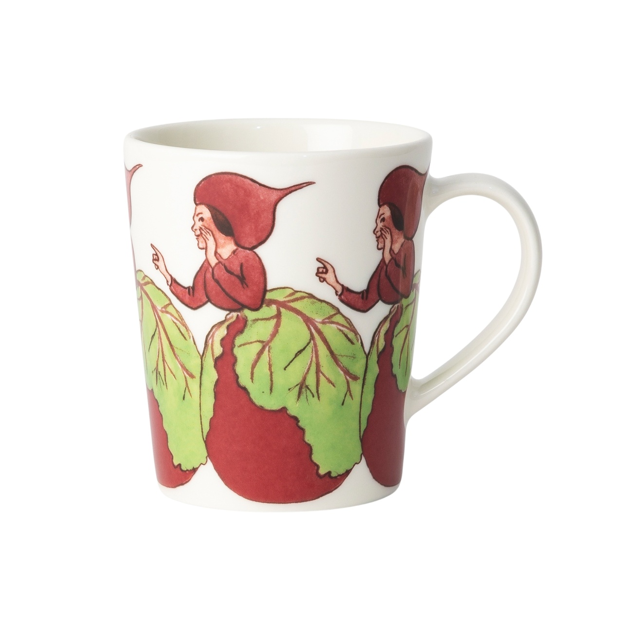 Mugg Elsa Beskow 28cl med handtag, Mrs Beetroot