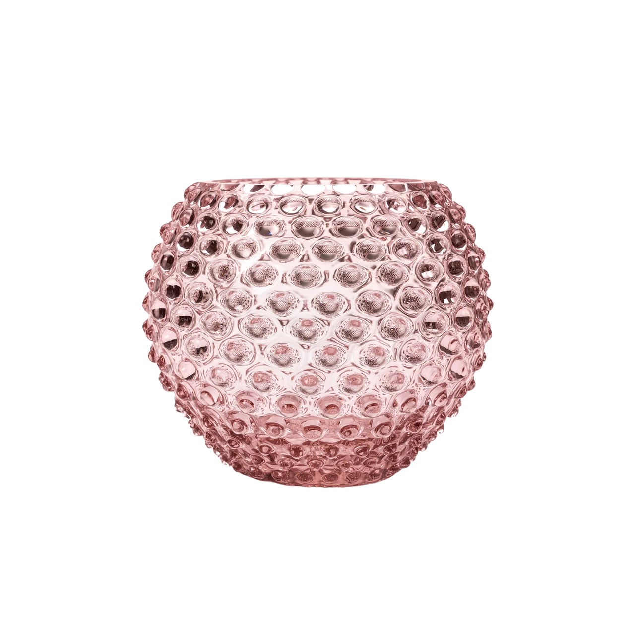 Vas Cara Kristall 18 cm rosa