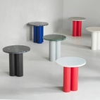 Sidobord Dit table Röd